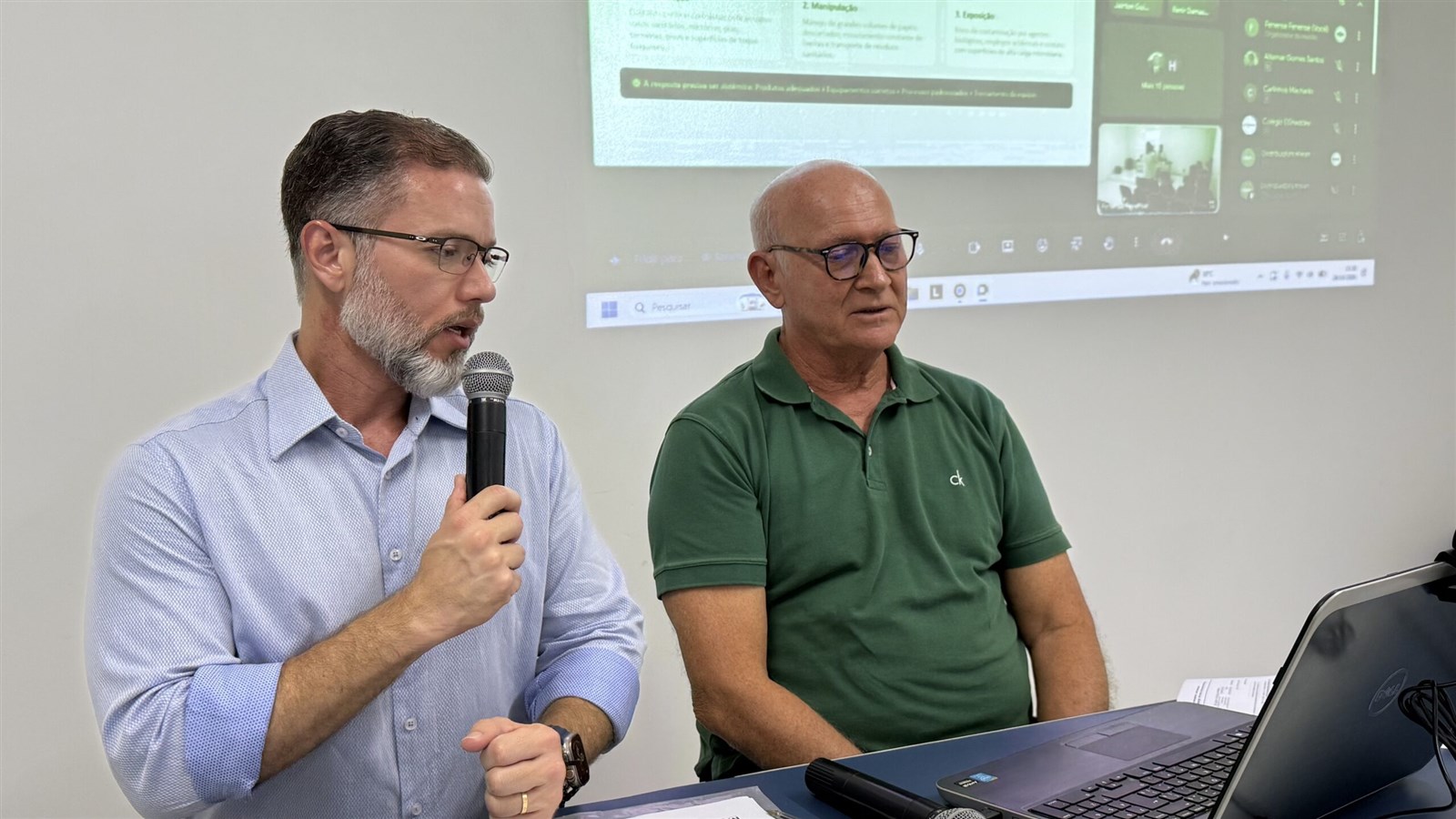 Reunião das diretorias da FenenSE e do SinepeSE conduzida na sede da Federação