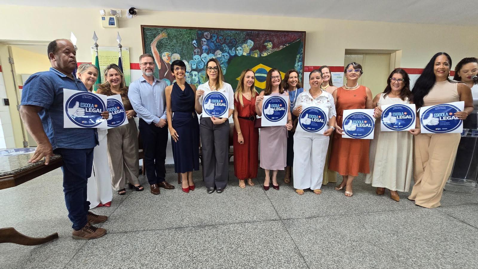 Instituições de ensino recebem o Selo Escola Legal no Atheneu Sergipense, em Aracaju